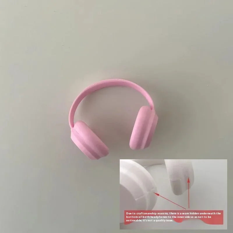 Casque Labubu mignon pour Labubu I II Mini peluche poupée casque décoration mode bricolage poupée accessoires cadeau