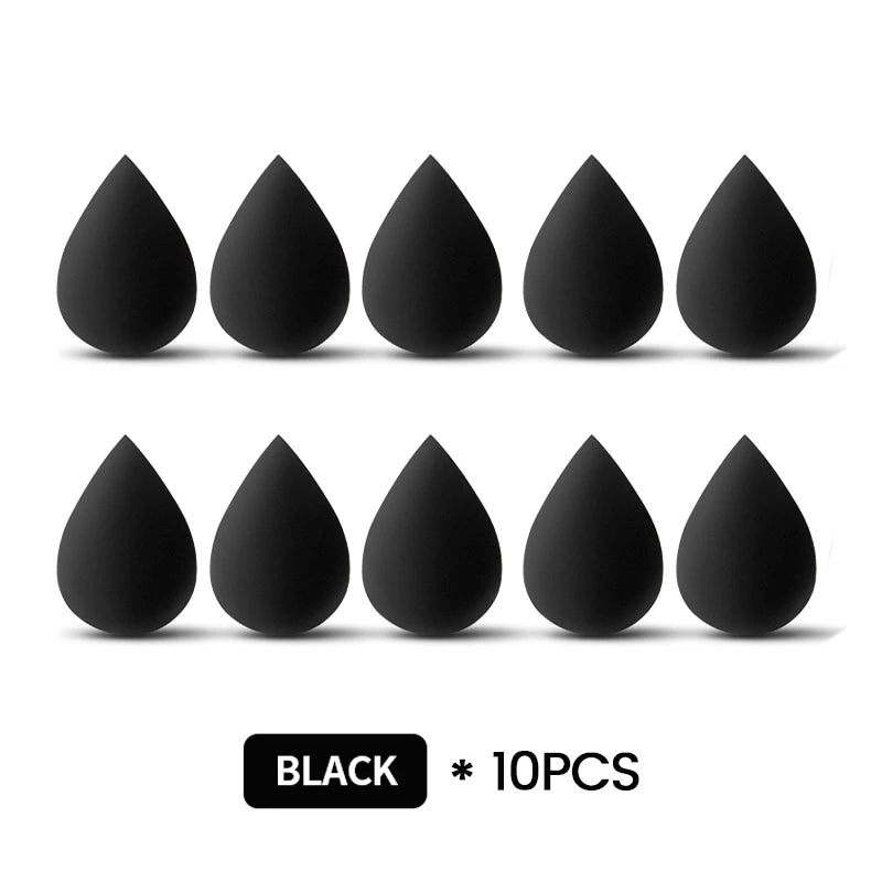 IMAGIC 10Pcs/Kit Makeup Sponge Set Soft Colorful Cosmetic Puff Powder Foundation Beauty Tool Wholesale Women Beauty Makeup Tool