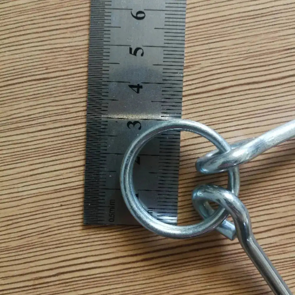 2Pcs Awning Tent Poles Nail Rings with 3.2CM Double Needle Metal Pins for Outdoor Camping Hiking Fishing Travel Tent Accessories - Lootquake