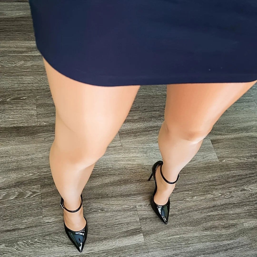 Luxury Oil Gloss Stockings 40 Den Luxury Oil Gloss Thick Pantyhose - Autumn and Winter Sexy Business Formal 1Pair