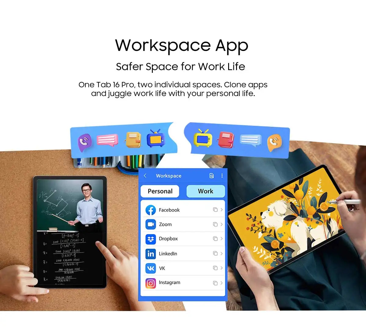Tablette PC Blackview Tab 16 Pro 11'' FHD+ T616 Octa Core 24 Go (8+16) RAM 256 Go ROM 7700 mAh 4G Tablettes Android 14