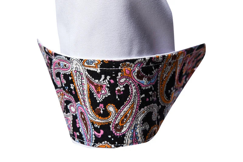 Men's Shirt with Collar White Shirts Man Long Sleeve Men's Shirts 2023 Mens Polo Shirts for Men Famous Brands - Lootquake