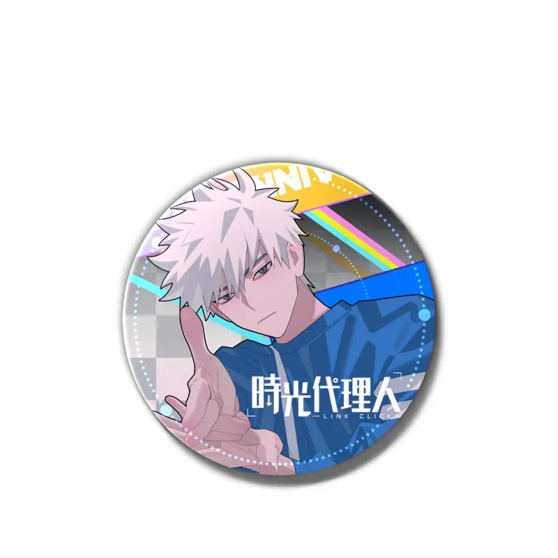 Anime Link Click Charles Lucas Jo Brooch Pin Badges Pins Cosplay Metal Brooches for Women Bag Accesorios Jewelry Fans Gifts - Lootquake