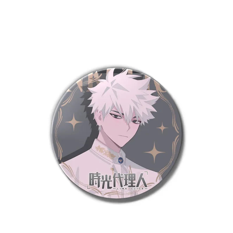 Anime Link Click Charles Lucas Jo Brooch Pin Badges Pins Cosplay Metal Brooches for Women Bag Accesorios Jewelry Fans Gifts - Lootquake