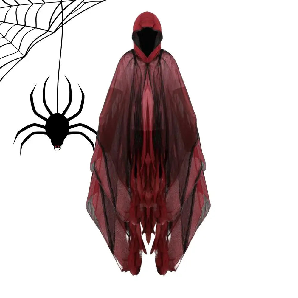 Halloween Cape Unisex Halloween Ghost Dementors Cosplay Costume Horror Dress Up Cape Halloween Horror Costume Cloaks Props