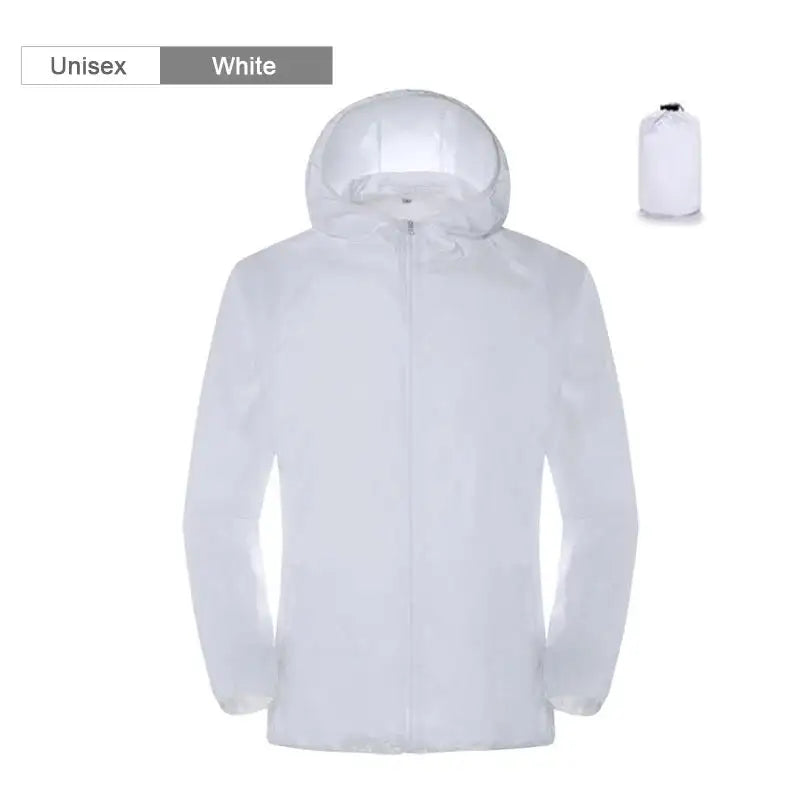 Camping Waterproof Jacket Men Women Windbreaker Men Raincoat Rain Jacket Men Waterproof Hiking Climbing Clothes Sun Protection - Lootquake