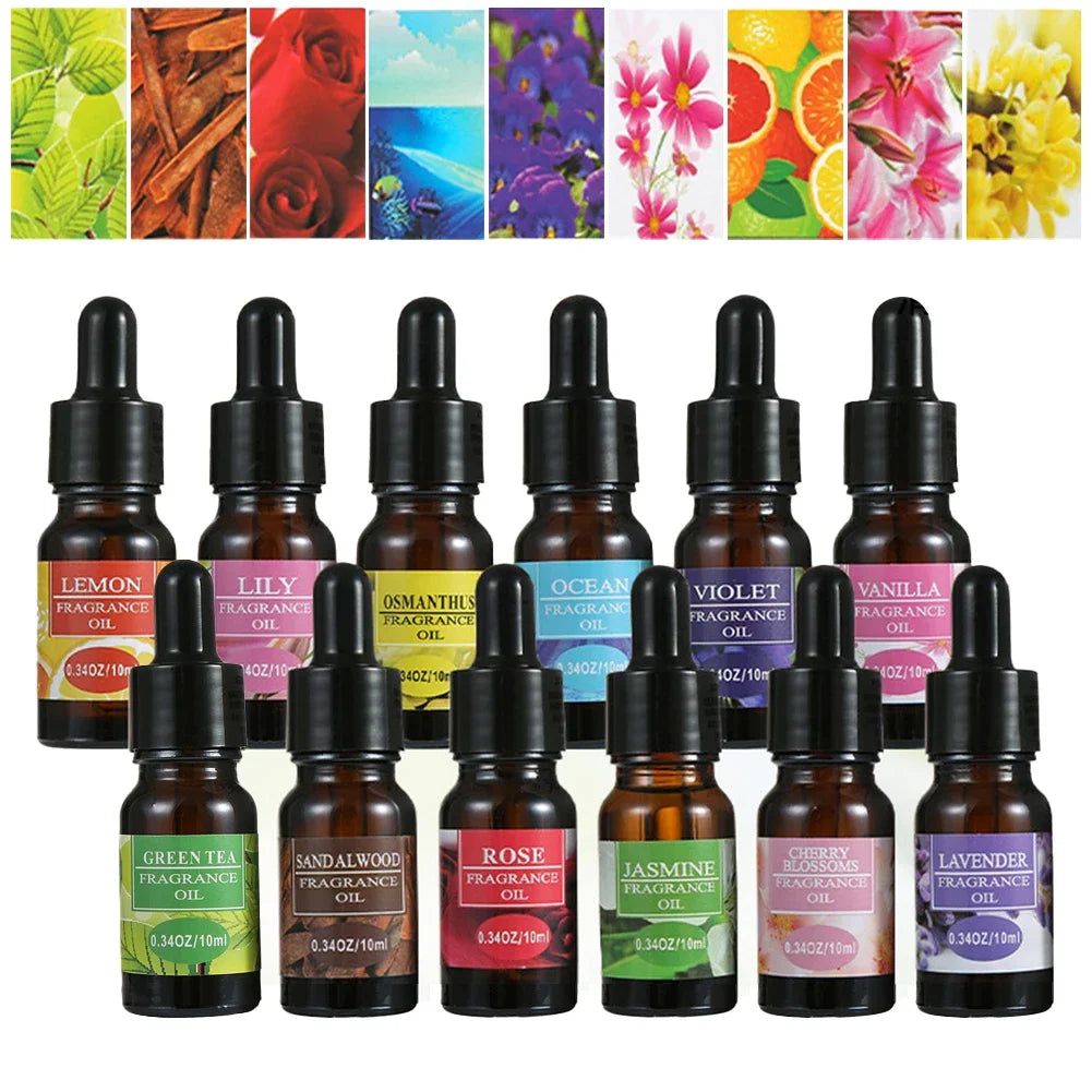 Humidificador con aroma a plantas naturales, universal, de 10 ml, para aromaterapia, para el hogar, el coche, la oficina, etc.