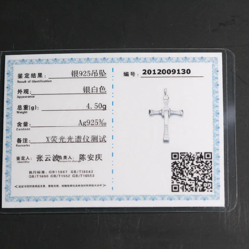 Fast And Furious Movie Dominic Toretto Cross Necklace Pendant 925 Sterling Silver Jewelry For Women Men Couple Lovers Xmas Gifts - Lootquake