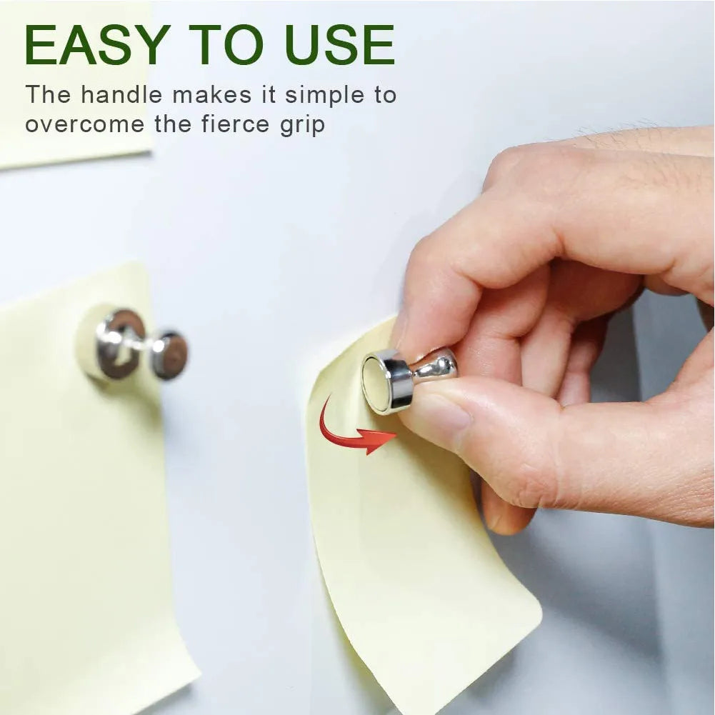 10/20 imanes de neodimio para tableros magnéticos, imanes cónicos superfuertes para nevera, herramientas de almacenamiento para el hogar.