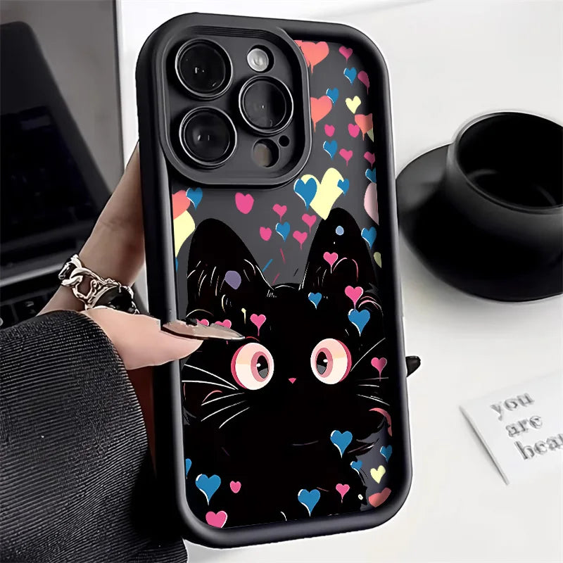 Cute Cartoon Cat Phone Case