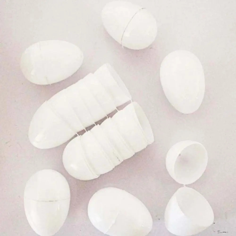 12pcs/24pcs Plastic Easter Eggs Toys Accessories DIY Decorations Fillable Egg Games Crafts Easter Decor Easter egg hunt, - Lootquake