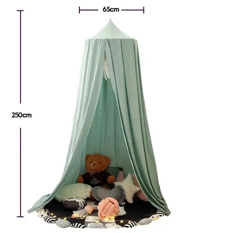 Kids Mosquito Net Baby Crib Curtain Hanging Tent Bed Decor Girl Princess Hanging Bed Canopy Living Corner Play Reading NookDecor - Lootquake