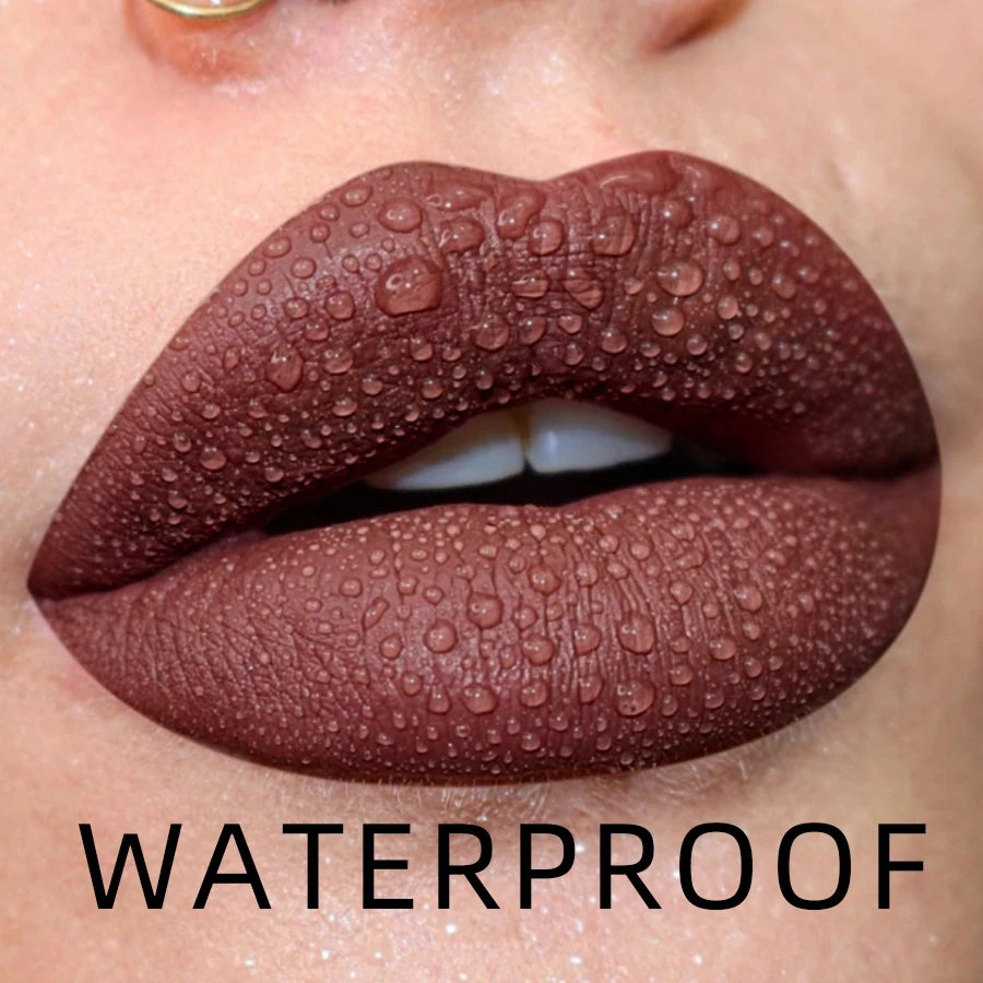 Brillo de labios de lujo: brillo de labios duradero, resistente al agua y humectante, aceite de tinte labial de alta pigmentación, maquillaje de belleza esencial para