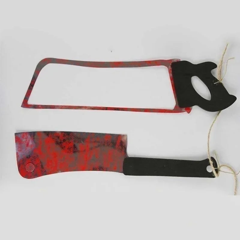 Halloween Decoration Horror House Bloody Weapons Garland Banner Halloween Bar Club Zombie Vampire Party Decorations Supplies