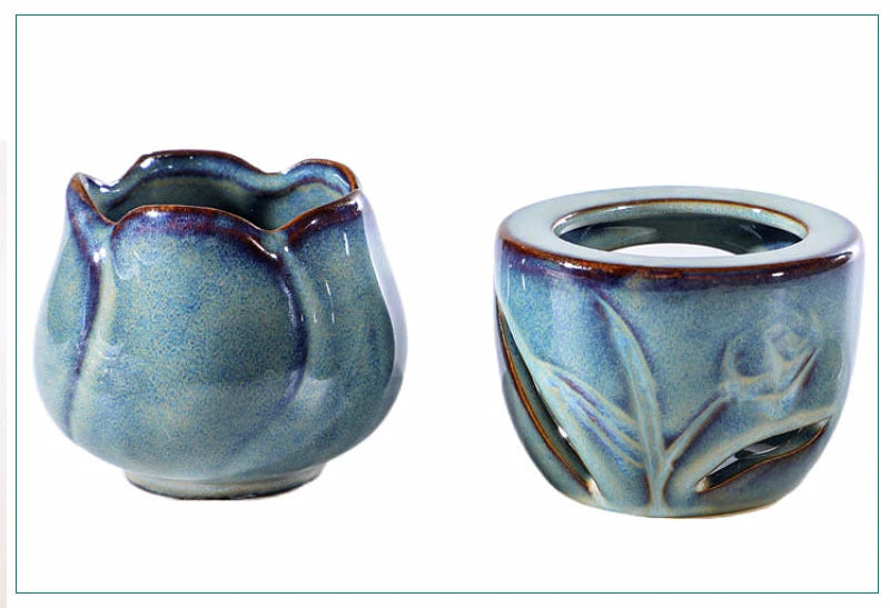 Tulip Ceramic Essential Oil Incense Burner Candle Oil Incense Burner Home Fragrance Accessories home decorations