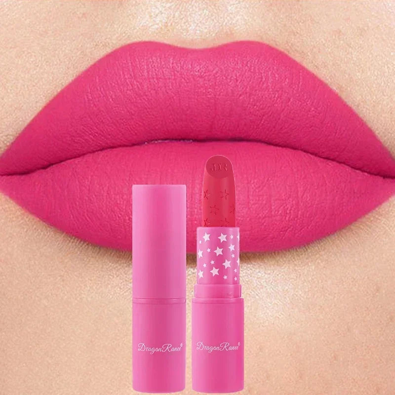 9 Colors Velvet Matte Lipsticks Pencil Waterproof Long Lasting Sexy Nude Pink Lip Stick Non-Stick Cup Makeup Lip Tint Cosmetics