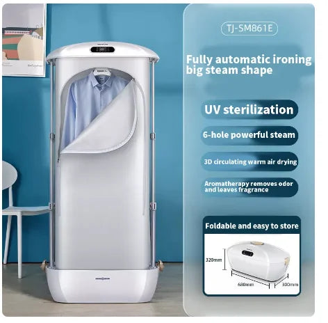 Sèche-linge Tianjun, fer à vapeur portable, repassage entièrement automatique, pliage et défroissage des vêtements