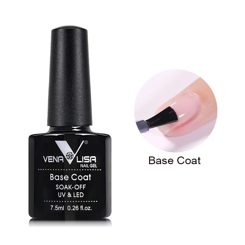VENALISA - Gel de construcción rápida de 7,5 ml, semitransparente, gel fortalecedor para uñas, secado rápido, UV LED, color nude, rosa