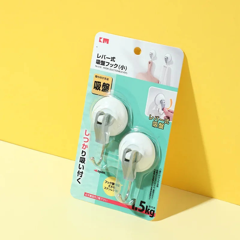 Organizador de almacenamiento para el hogar con gancho de succión y potencia de vacío fuerte con estilo único