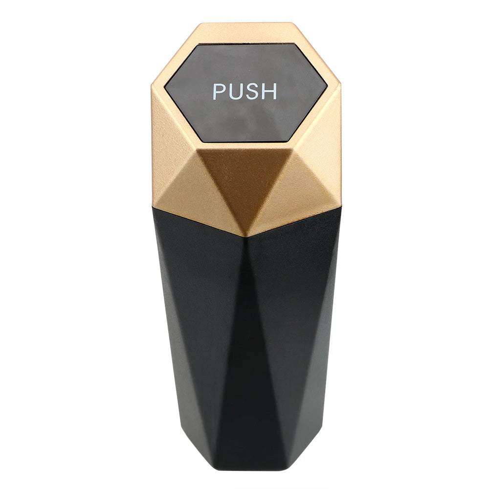 Car Trash Can Mini Garbage Bin Portable Car Dustbin with Lid Leak-proof Auto Trash Bin for Automotive Car Home Bedroom Office