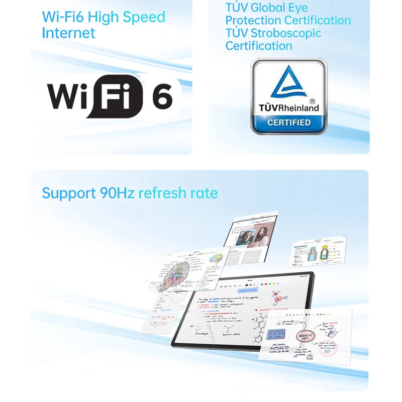 Nouvelle tablette Lenovo Tab Qitian K12/P12 TB370FU 8 Go 128 Go/256 Go MediaTek Dimensity 7050 12,7" LCD Android 13 10 200 mAh