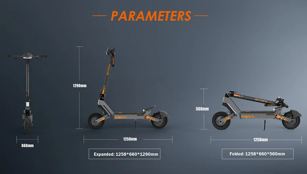 KuKirin G2 Folding Electric Scooter 800W Brushless Motor 10 Inch Vacuum Off-Road Tire EScooter 48V 15AH Battery Max Speed 45km/h
