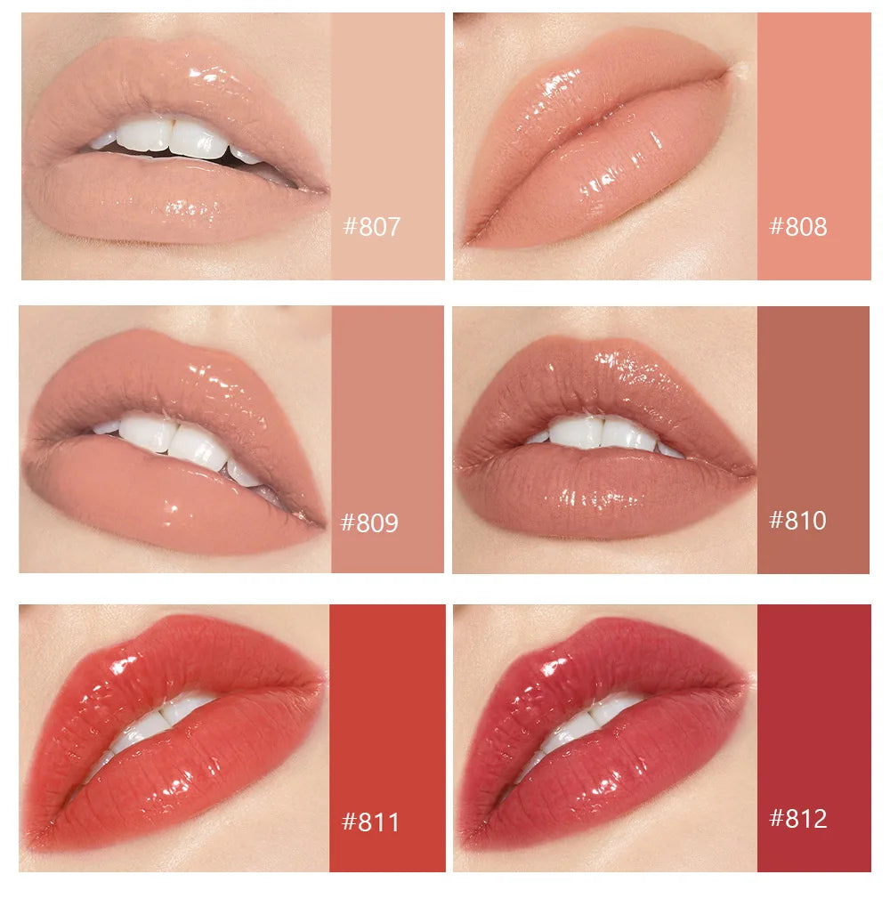 Mirror Lipgloss Moisturizing Sexy Lips Plumper Long Lasting Red Lip Gloss Tint Makeup Jelly Lip Glaze Cosmetics Lip Oil