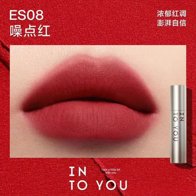 Rouge à lèvres mat INTOYOU, argile à lèvres longue tenue, brillant à lèvres velours waterproof, non fondant, non collant, maquillage expresso pour les lèvres