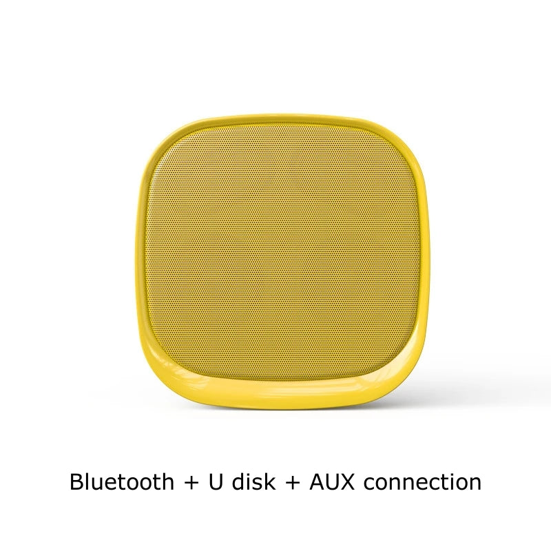 Enceinte Bluetooth sans fil murale, son surround 3D, radio FM multifonctionnelle, caisson de basses portable d'extérieur, longue durée de vie de la batterie