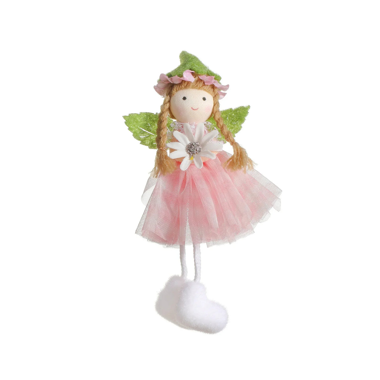 2025 Easter Long Legs Flower Fairy Angel Elf Rabbit Dolls Home Hanging Ornaments Spring Easter Party Supplies Kids Birthday Gift - Lootquake