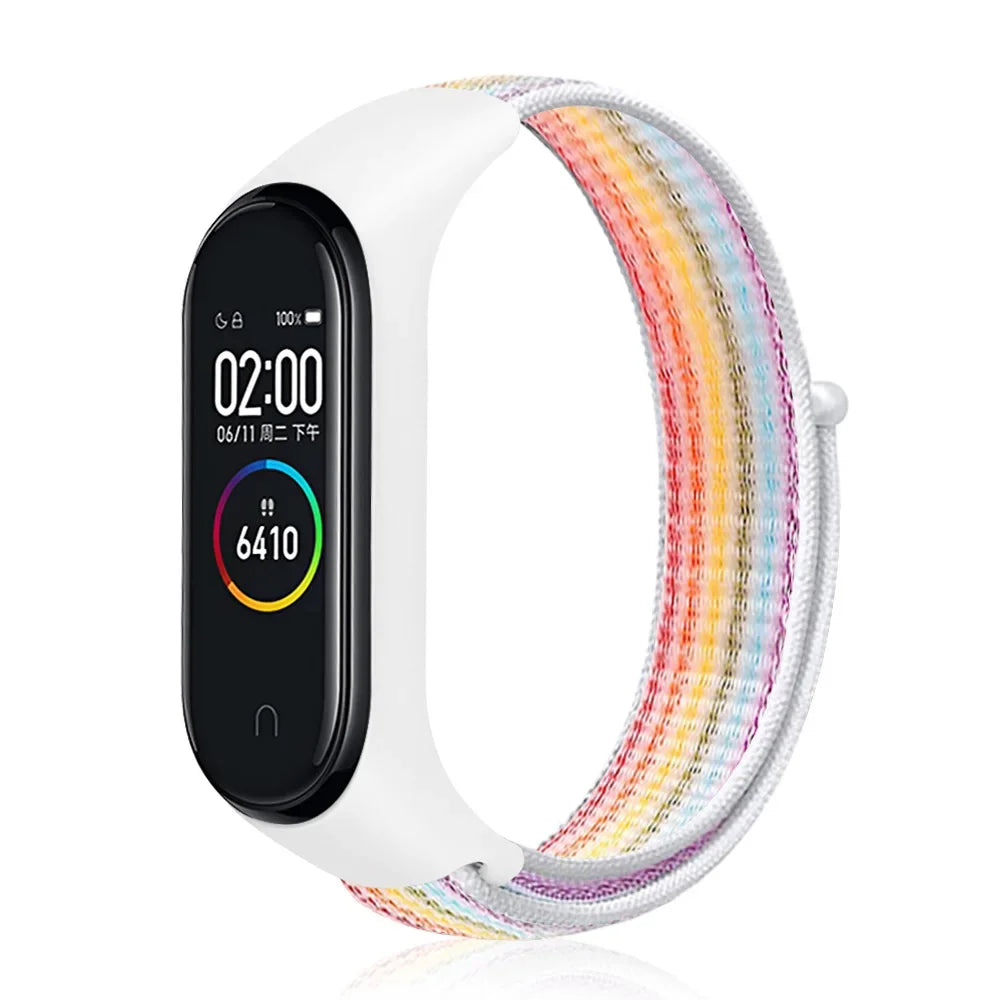 Correa de nailon para Xiaomi Mi Band 7-7 NFC, repuesto de pulsera deportiva para Mi Band 7, 6, 5, 3 y 4