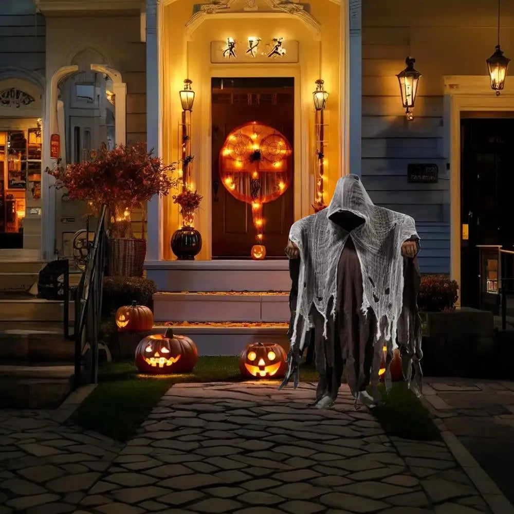 Halloween Cape Unisex Halloween Ghost Dementors Cosplay Costume Horror Dress Up Cape Halloween Horror Costume Cloaks Props