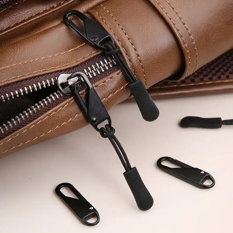 10/11/20/21Pcs Replacement Zipper Pulls Cord Extender for Backpacks Jackets Luggage Purses Handbags - Lootquake