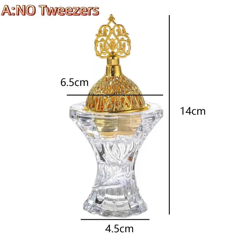 Difusor de fragancias de cristal estilo marroquí con forma de linterna árabe nocturna, candelabros de lujo para decoración del hogar.