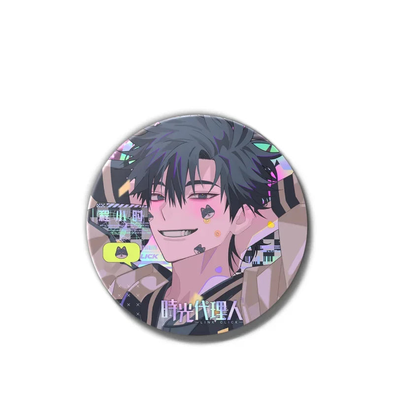 Anime Link Click Charles Lucas Jo Brooch Pin Badges Pins Cosplay Metal Brooches for Women Bag Accesorios Jewelry Fans Gifts - Lootquake