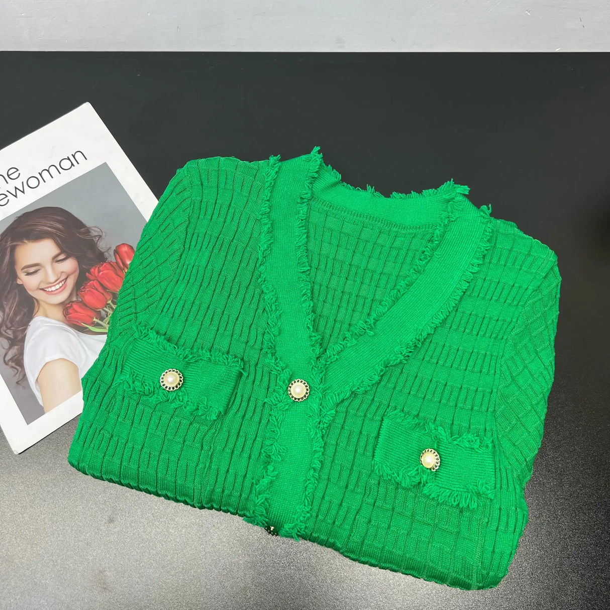 YuooMuoo 2025 New Arrival Women Knitted Long Dress Elegant V-neck Single-breasted Split Sweater Dress Office Lady Vestidos - Lootquake