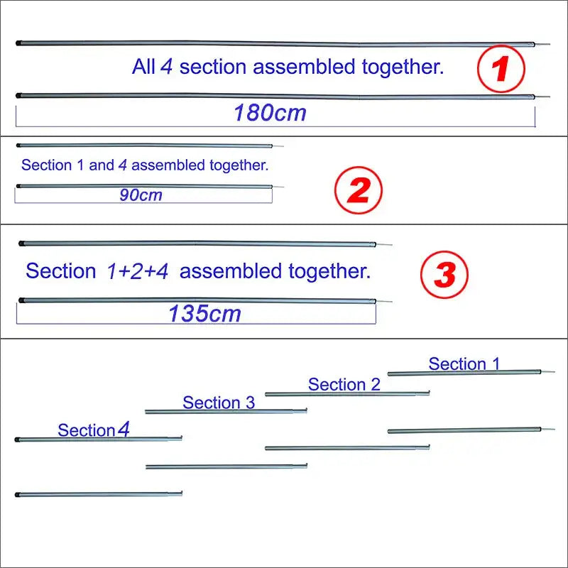 4x3m 3x3m Awning Waterproof Tarp Tent Shade Ultralight Garden Canopy Sunshade Outdoor Camping Hammock Rain Fly Beach Sun Shelter - Lootquake