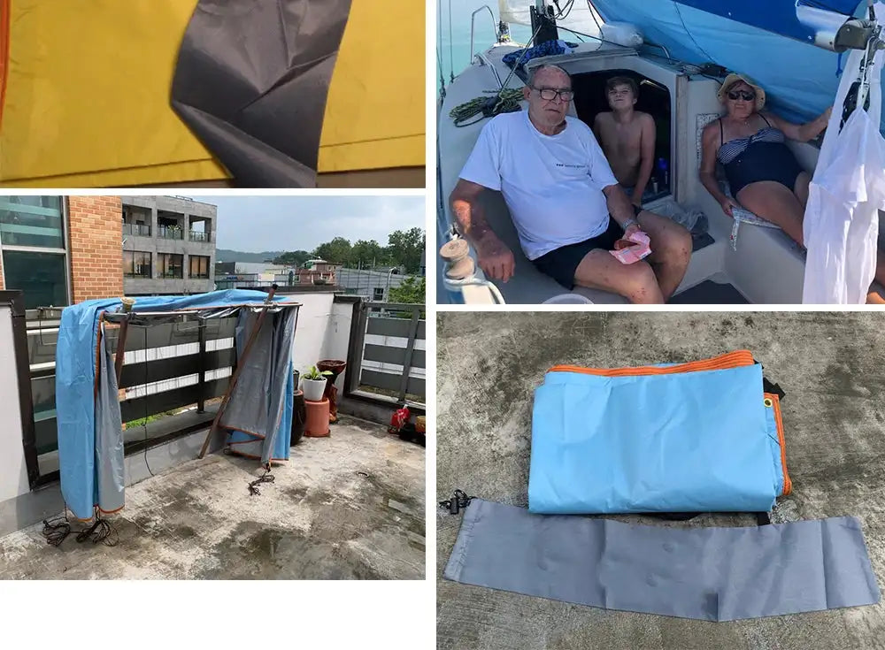 4x3m 3x3m Awning Waterproof Tarp Tent Shade Ultralight Garden Canopy Sunshade Outdoor Camping Hammock Rain Fly Beach Sun Shelter - Lootquake