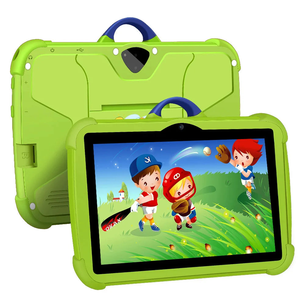 Tablette 7 pouces pour enfants, version internationale, 5G, double caméra BOW, Wi-Fi 5G, quadruple cœur, 4 Go de RAM, 64 Go de ROM, cadeaux pour enfants, 4 000 mAh