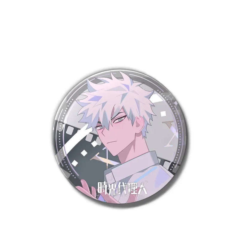 Anime Link Click Charles Lucas Jo Brooch Pin Badges Pins Cosplay Metal Brooches for Women Bag Accesorios Jewelry Fans Gifts - Lootquake