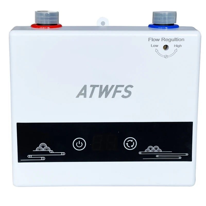 Chauffe-eau instantané sans réservoir ATWFS 220 V, chauffage électrique pour la cuisine, la salle de bain, la douche, 4 600 à 5 500 W