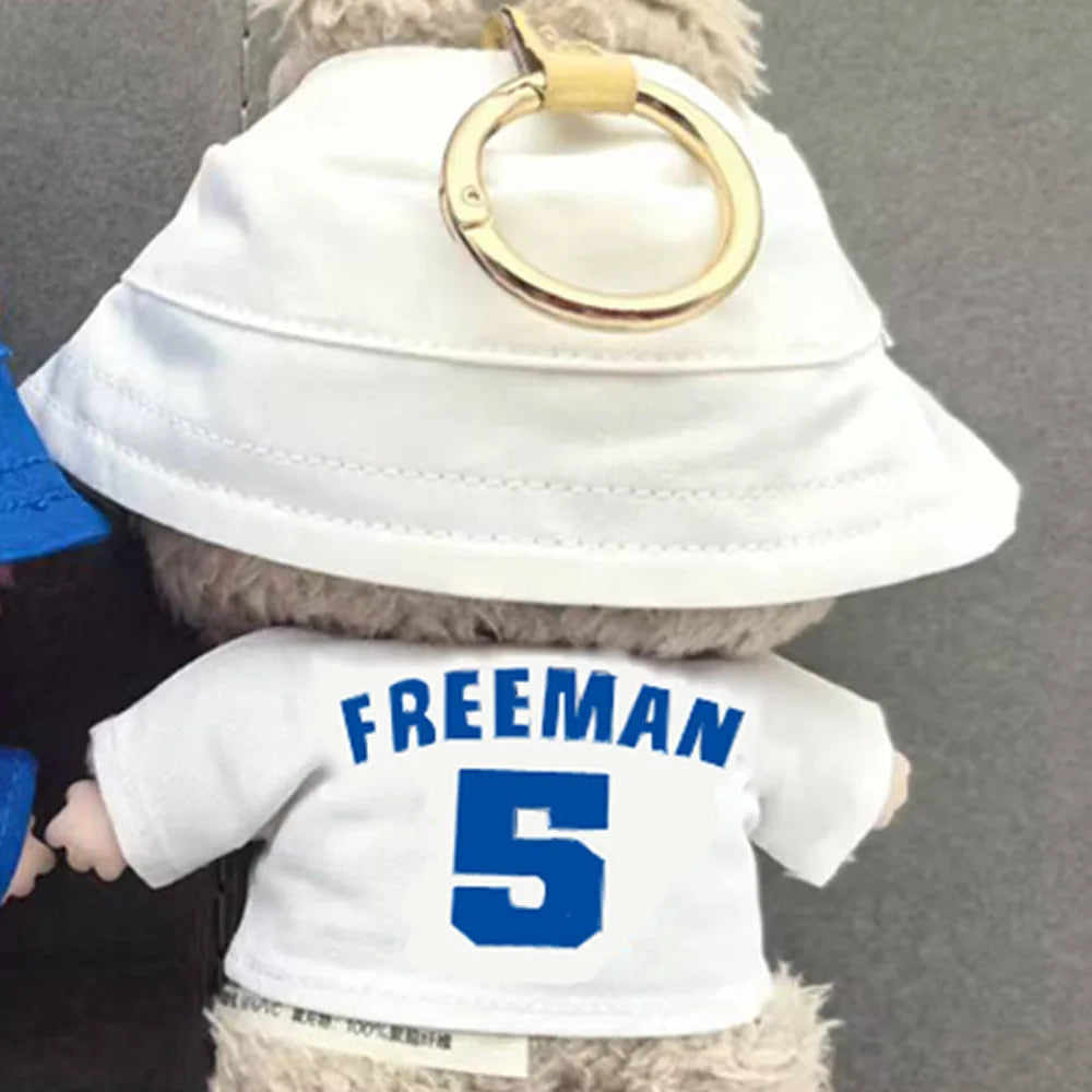 Vêtements de poupée Labubu 15/17 cm, vêtements de baseball numéro 17, accessoires de poupée DIY pour enfants, cadeau