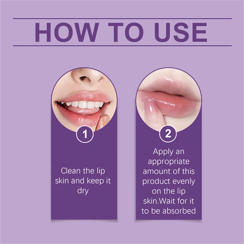 Aceite esencial para labios voluminizador instantáneo, nutritivo, antiarrugas, hidratante, cuidado labial sexy, suero de brillo labial voluminizador definitivo, cosméticos