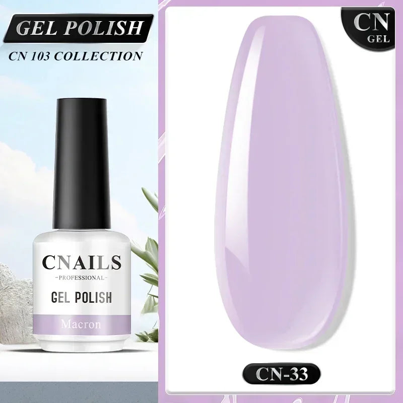 Esmalte de uñas CNails sin necesidad de limpiar, capa superior de gel transparente, capa base de gel, barniz de secado rápido, capa superior UV/LED, accesorios para decoración de uñas, esmalte de uñas mate