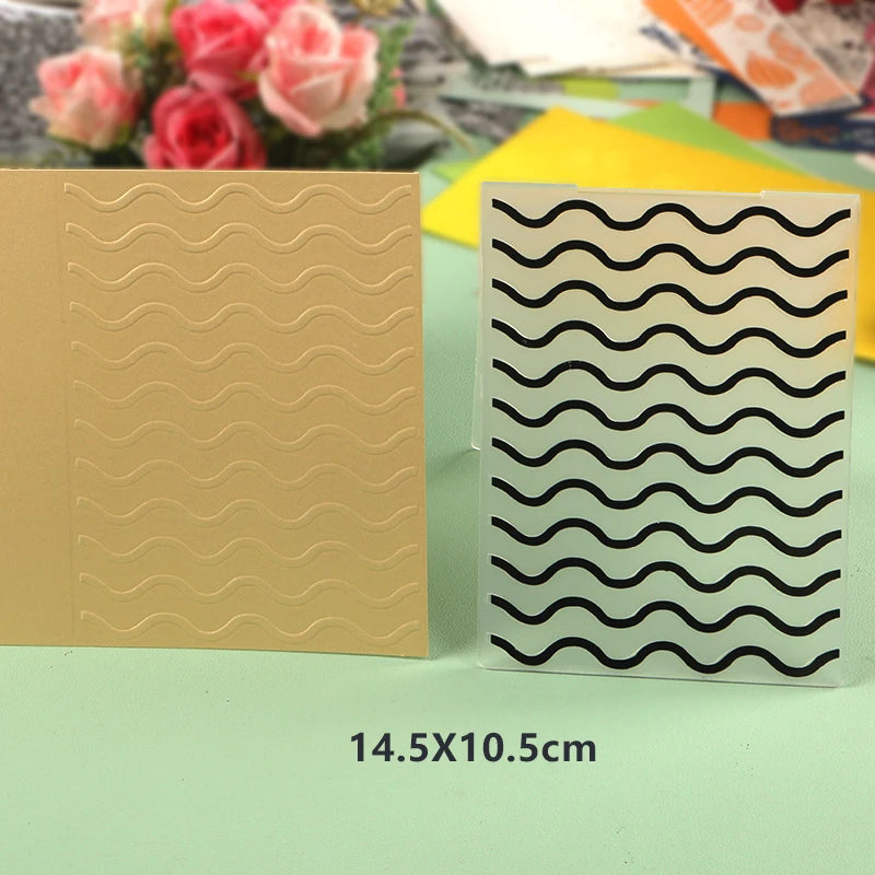 DUOFEN Crafts plastic embossing folder collection 2 paper embossing flower mold Christmas Birthday Easter day wedding - Lootquake