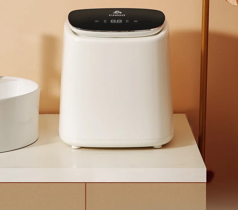 Mini machine à laver portable entièrement automatique, séchage domestique intégré pour sous-vêtements