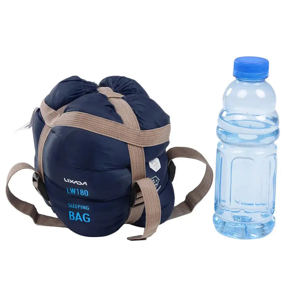 Saco de dormir portátil para exteriores Lixada de 190 x 75 cm, para acampar, viajar, senderismo, multifunción, ultraligero, 680 g, para mochileros.