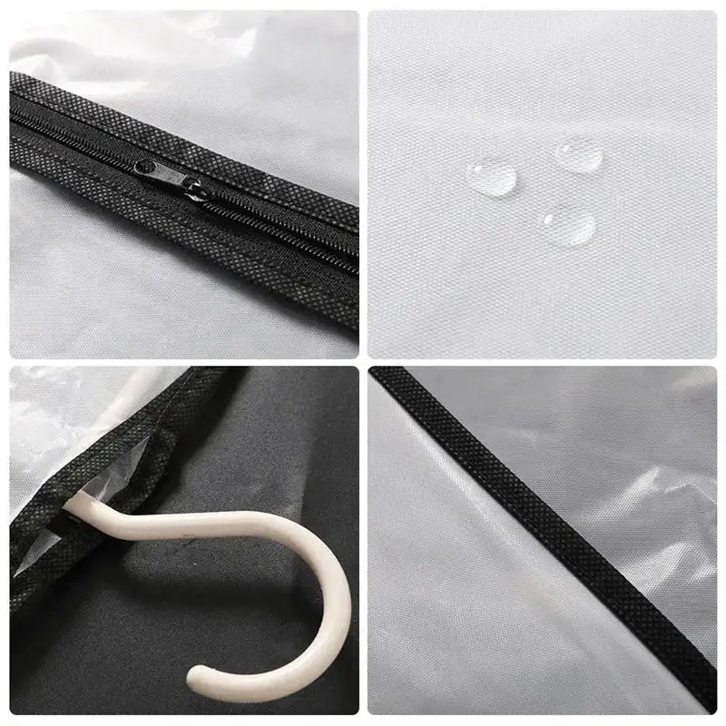 Dustproof Clothes Dust Cover Long Dress Suit Coat Dust Cover Closet Case Garment Storage Bag Clothes Wardrobes Hanging Organizer - Lootquake