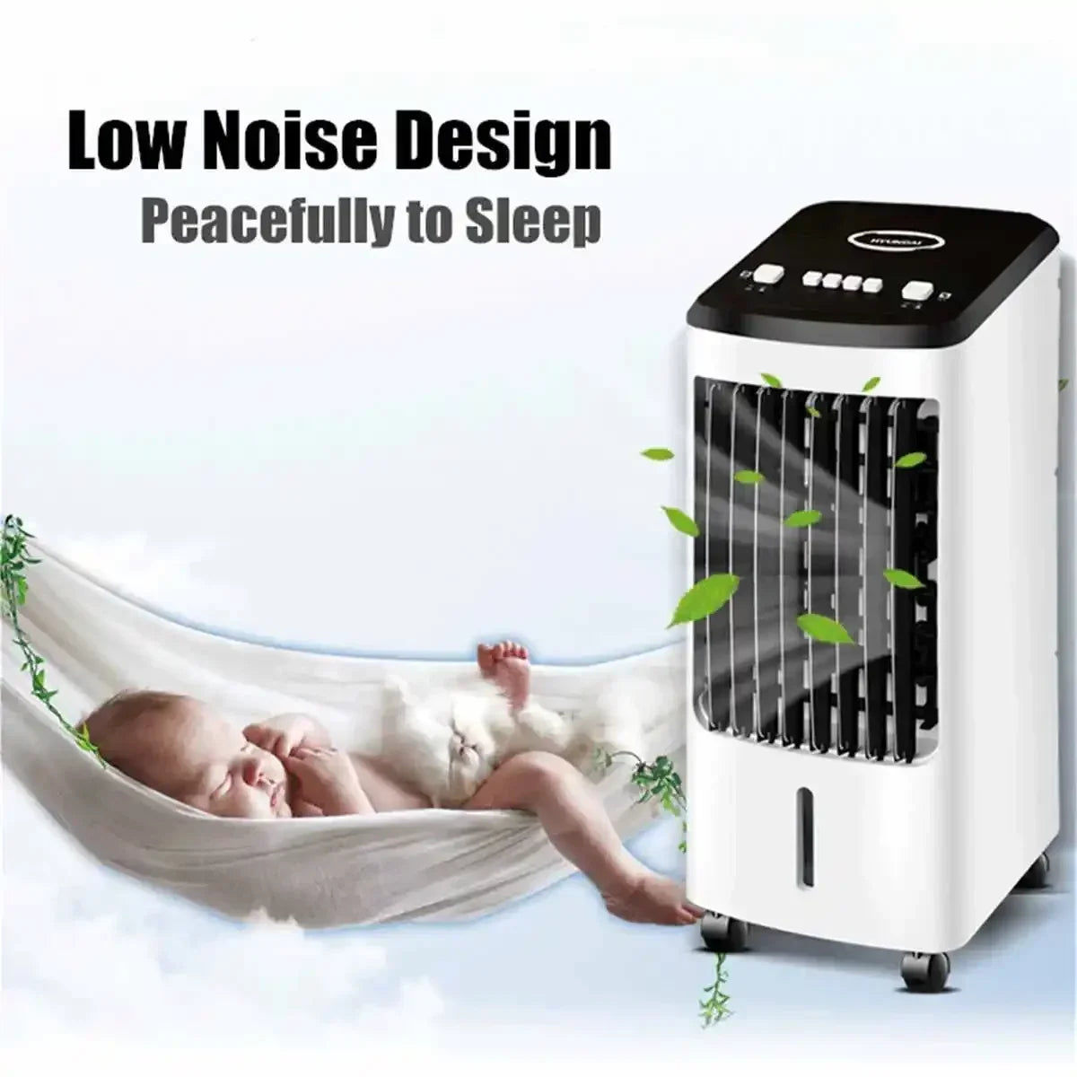 Climatiseur portable 70 W, ventilateur, humidificateur, refroidisseur, 220 V, ventilateur de refroidissement temporisé, humidificateur + cadeau