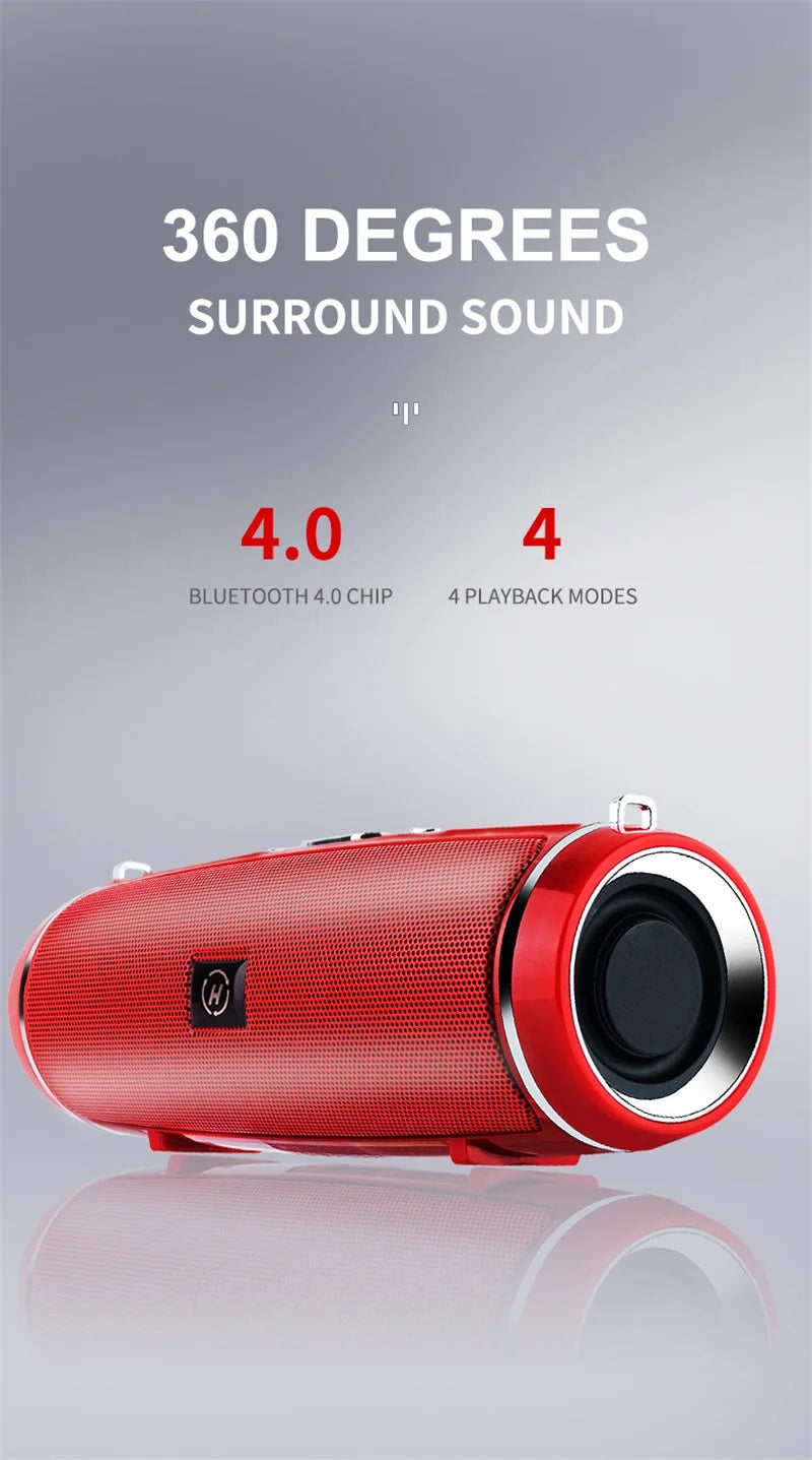 Altavoz Bluetooth Xiaomi de alta calidad, portátil, de alta potencia, con graves profundos, inalámbrico, para exteriores, sonido envolvente 3D, 200 W, TWS/FM